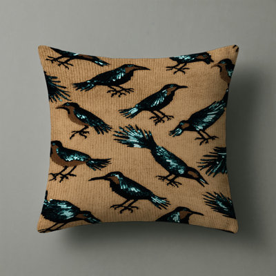 Birds Indoor and Outdoor Throw Pillow