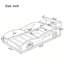 Lit de voiture de course en bois, lit plateforme simple en forme de voiture avec roues pour adolescents-457120888