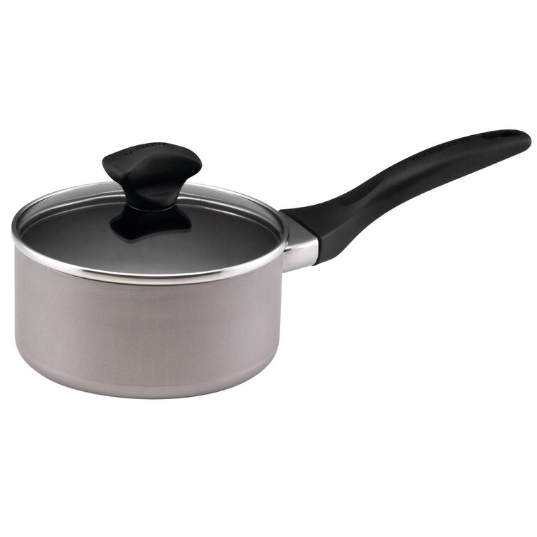 Farberware Stainless Steel Pot Saucepan Strainer Lid Double Pour Spout 3 QT