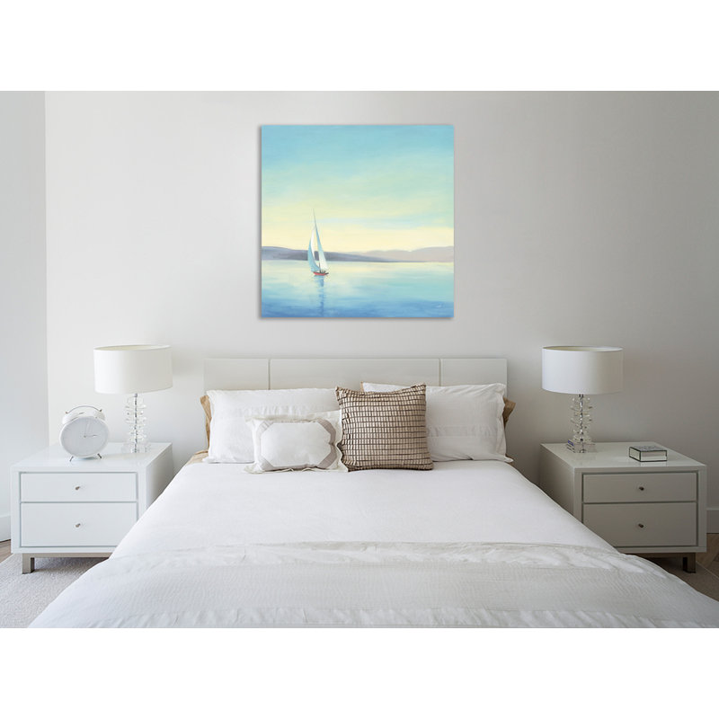 «Heading Home», toile tendue par Julia Purinton, H 18 po x l 18 po x P 1,5 po