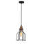 Luminaire suspendu cage en métal