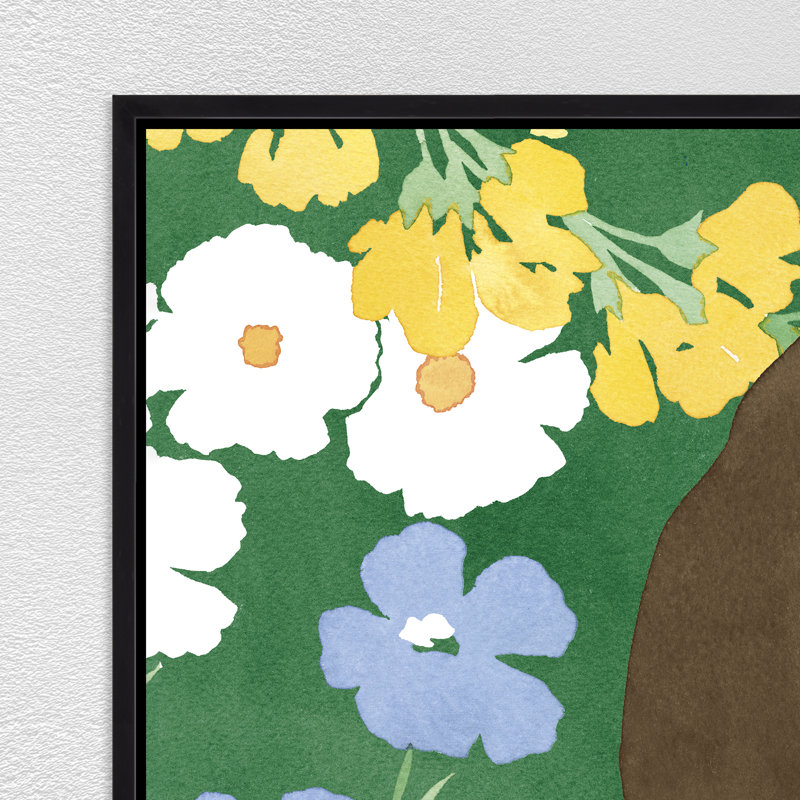 «Garden Party II» par Aurora Bell - peinture sur toile, Image au gel brossé, H 31,75 po x l 25,75 po