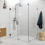 Illume 60 in. x 43.5 in. x 78 in. 90-degree Fully Frameless Wall Hinged Glass Shower Enclosure-1152653289