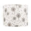 Ensemble de 2 abat-jours cylindriques avec motif pissenlit - abat-jour de remplacement rond en tissu 13 x 13 x 10 pour lampes de table et sur pied