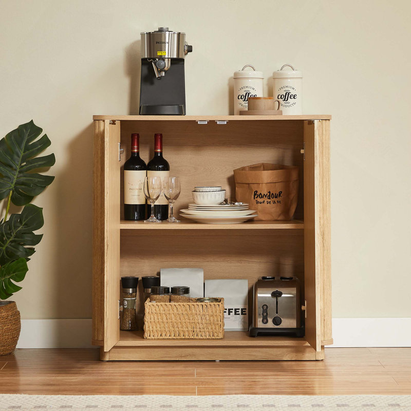 Buffet 31,5 po Retro, Chêne