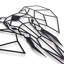 Elephant Wall Décor , Animal wall Decor, Geometric Design , Metal Home Decoration-1764687395