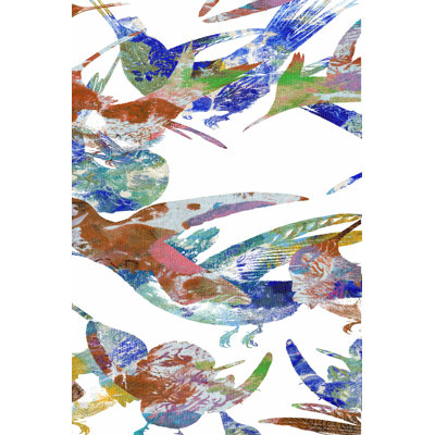 Bright Flight Birds VI by Studio W - Wrapped Canvas Painting