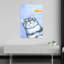 Fishing Game Contemporary Cat Fish Wall Art Print-499017211