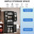 Remonica Four Door Bathroom Cabinet with A Drawer
