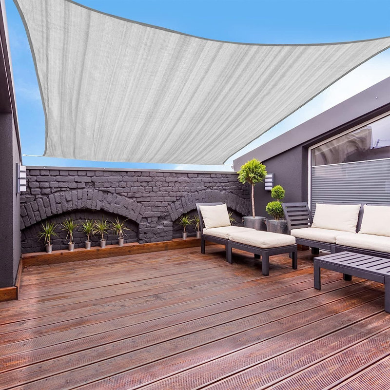 16' 6" Square Shade Sail, Gray
