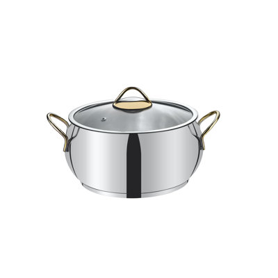 Evimsaray Stainless Steel Stock Pot Bakeware
