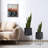 Almanda 2 pcs Black Metal Pot Planter with Stand
