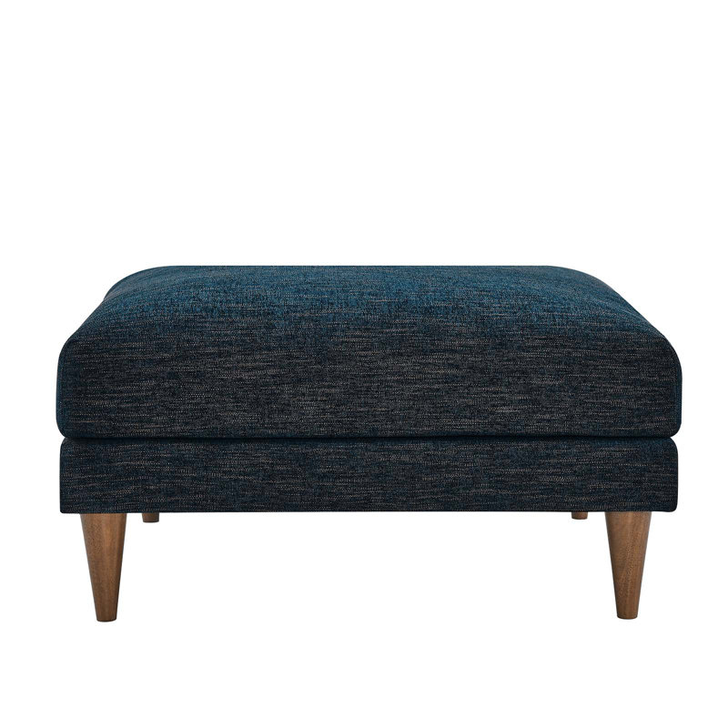 Modway Zoya Upholstered Ottoman, Navy 100% Polyester