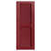 Straight Top Open Louvre Shutters Pair