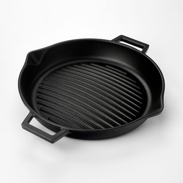 https://assets.wfcdn.com/im/52197915/resize-h755-w755%5Ecompr-r85/1828/182821361/Lava+Enameled+Cast+Iron+Grill+Pan+12+inch-Concave-Round+with+Pour+Spouts.jpg