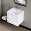 Meuble-lavabo mural de 36 po avec lavabo en résine et tiroirs à fermeture en douceur (pré-assemblé)-109195706