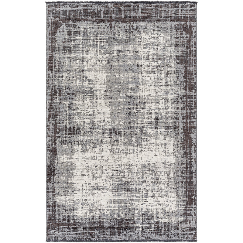 Dunkley Abstract Indoor Rug, Rectangle 9'10" x 13'