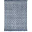 Bovina Geometric Area Rug in Navy/White-1450010898