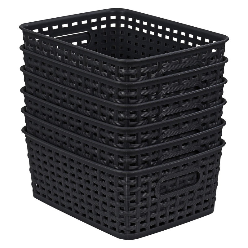 Plastic Crate, Black