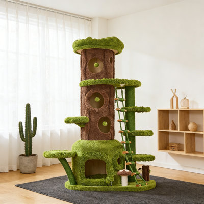 Modern Fashionable Tree House Cat Climbing Frame