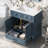 Bathroom Vanity With Sink, Double Doors And Drawer-1190746479