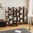 Industrial Style Bookshelf With 2 Drawers And 12 Open Shelves, Ideal For Displaying And Organizing Your Belongings.