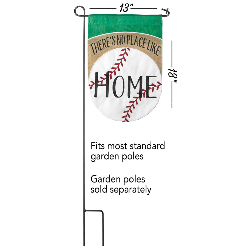 Pas de rangement comme le polyester à 2 côtés 18 x 13 po drapeau de jardin
