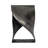 Vika Aluminum Top End Table with Storage