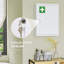 Kleankin 16" X 21" Wall Medicine Cabinet With Lock