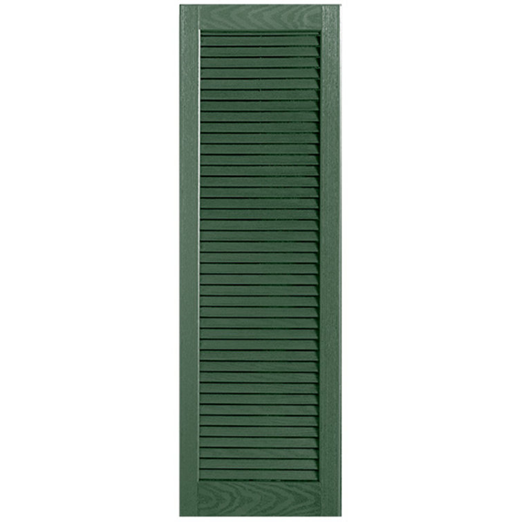 Paire de volets à persiennes droites