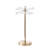 Led Acrylic Copper Gold Luminaire Table Lamp For Living Room, Nightstand Bedside Table Lamp For Bedroom, LED Lamp