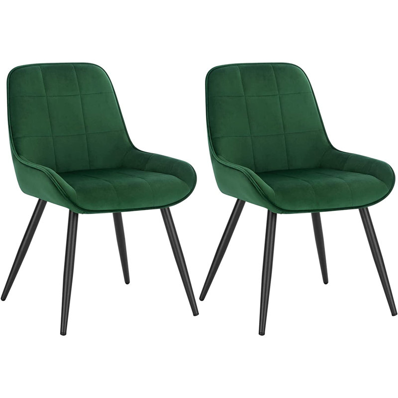 Aftinia Upholstered Dining Chair, Dark Green