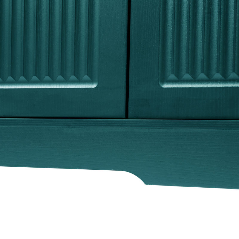 3 Drawer Sideboard, Green
