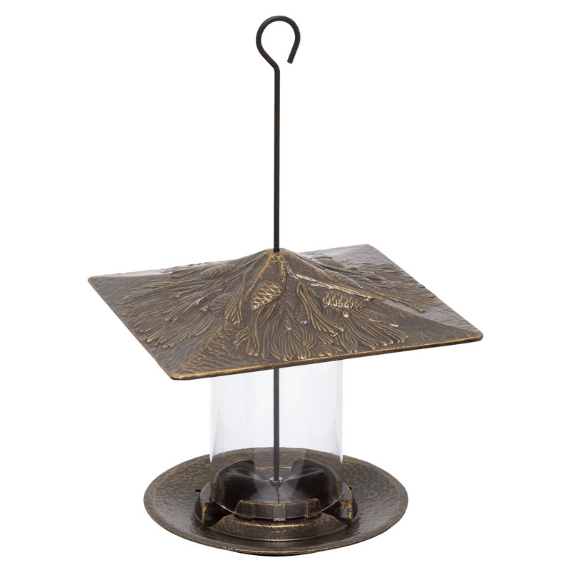 Six inch Pinecone Tube Feeder, French Bronze