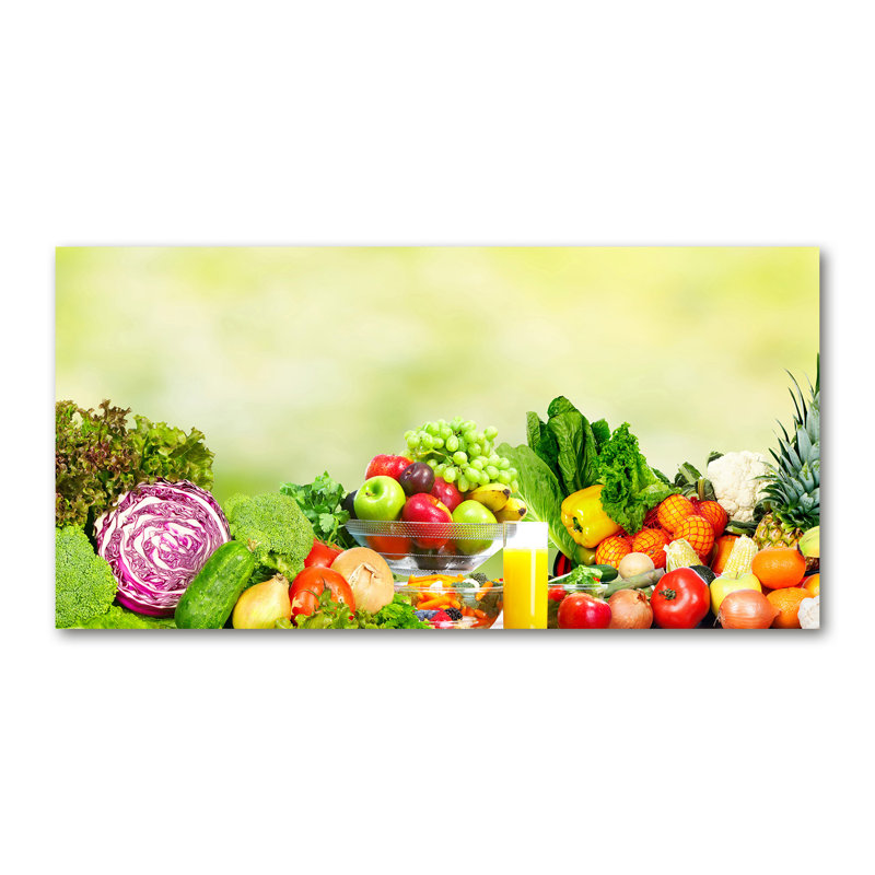 Vegetables And Fruits - Wrapped Canvas Print