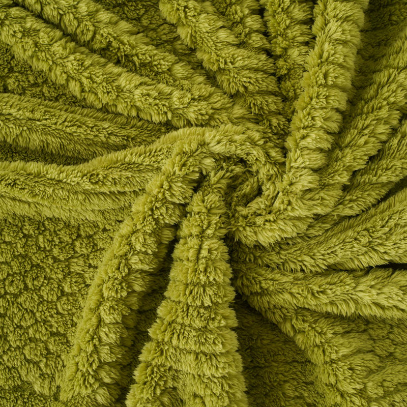 Couverture de canapé à motif ananas - Doux, léger et confortable, L 80 po x l 60 po, Vert