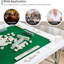 Bureau de camping carrée pliable 35 po Mahjong avec plateau en PVC résistant à l'usure