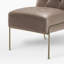 Chaise d'appoint sans accoudoirs en cuir Schaible-1482589101