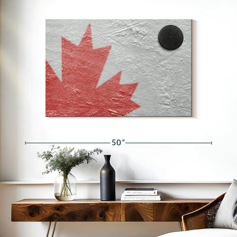Canadian Hockey, 26" H x 39" W