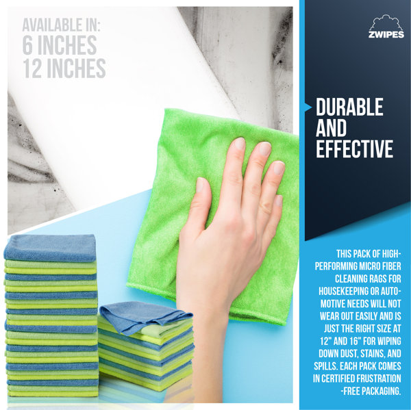 Plain Microfiber Cleaning Cloth Towel No-scratch Car Polishing