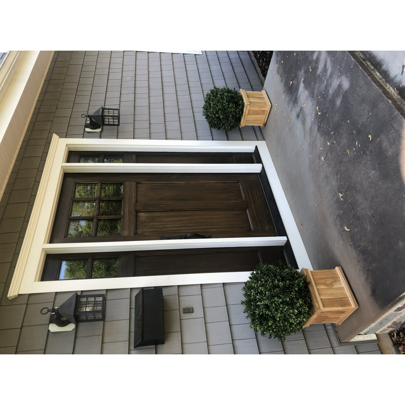 Niyla Handmade Wood Planter Box, 20" H x 21" W x 21" D