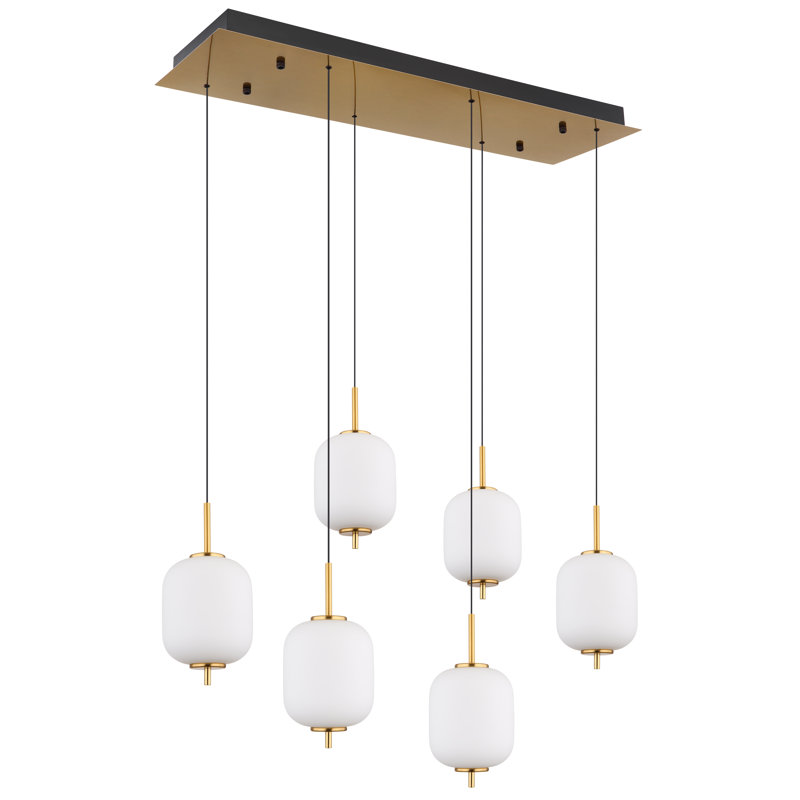 Axie 1 - Light Brass LED Pendant