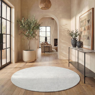 Abstract Hand Tufted Wool Rug