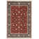 Alfa Rich Collynns Ultra-Thin Oriental Red Blue Washable Non-Slip Area Rugs for Living Room Bedroom