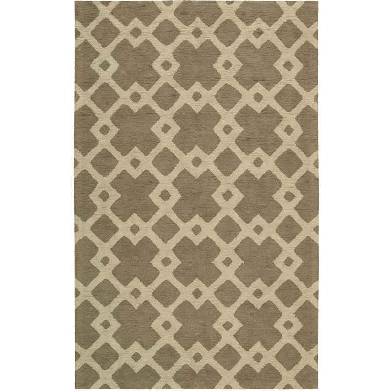 Hateya Geometric Indoor Rug, Rectangle 2'6" x 4'