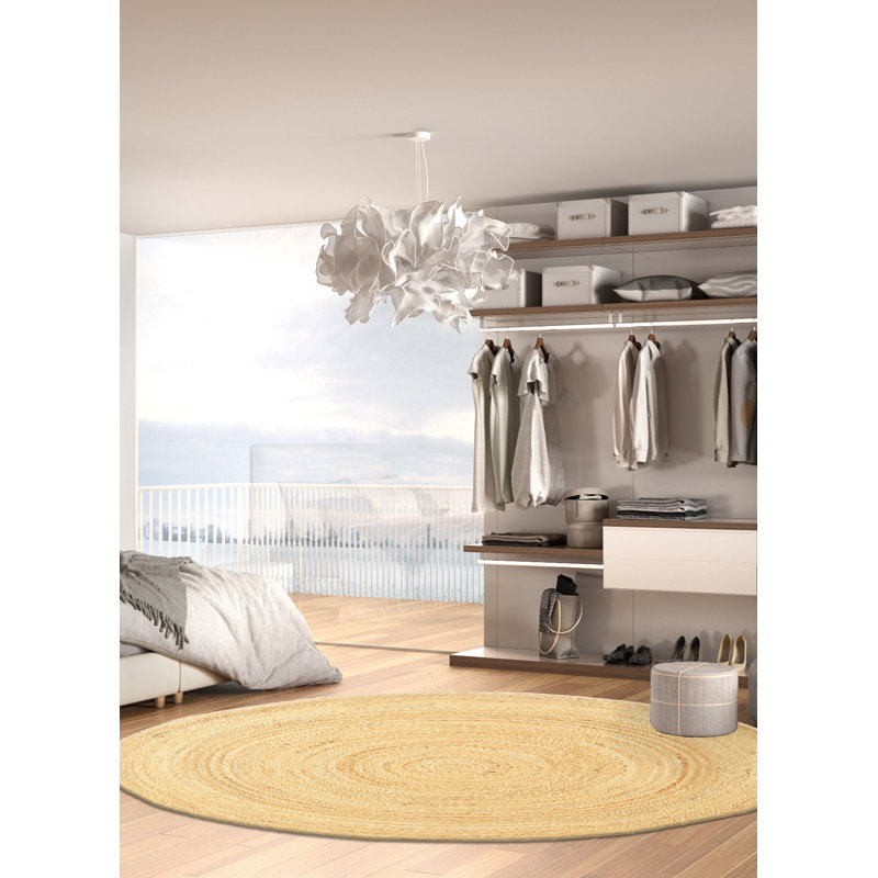 Palas Denizli Tan Rug 3'11" x 3'11"