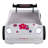 Fleura Race Car Design Twin Bed, White