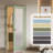 Frosted Glass 1-Lite Solid Wood Slab Door Without Frame and Hardware Kit-105351851