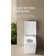 Square Smart Toilet With Built-In Tank For Bathroom, Remote Control, Tankless Bidet Toilet With Foot Touching Lid Opening, Auto Flush, Heated Seat, Led Digital Display, User Memory