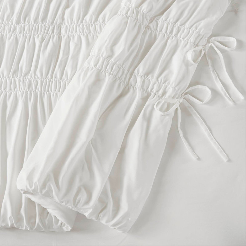 2PCS Twin/Twin XL Comforter Set, White